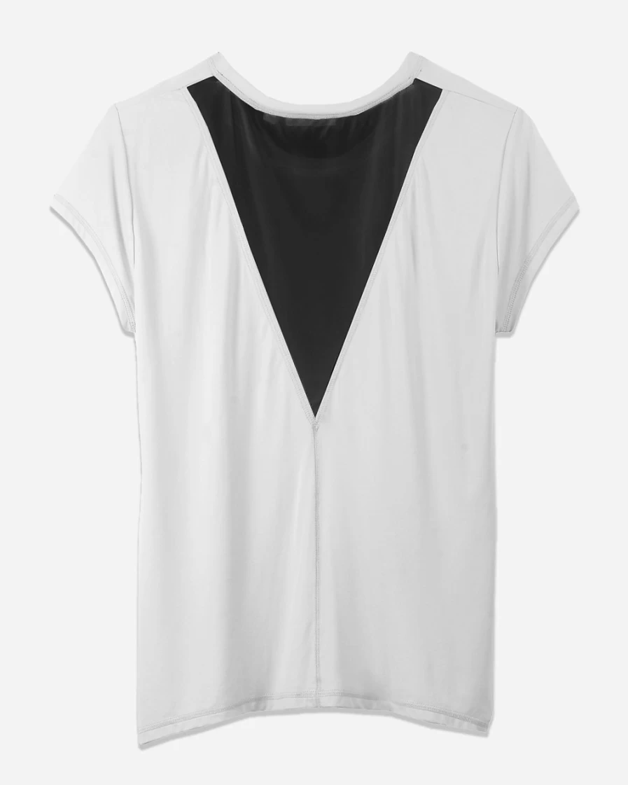 J.Crew Women's White Alala® Blade Tee - Classic Fit Short Sleeve T-Shirt