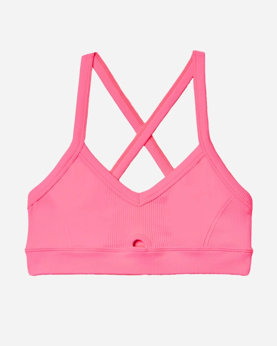 J.Crew Women's Hot Pink Barre Cami Bra - Alala® Style Workout Top