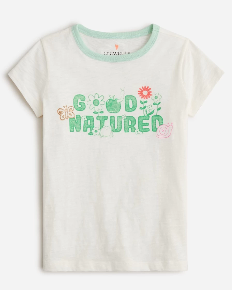 J.Crew Girls' Good Natured Graphic T-Shirt for Kids