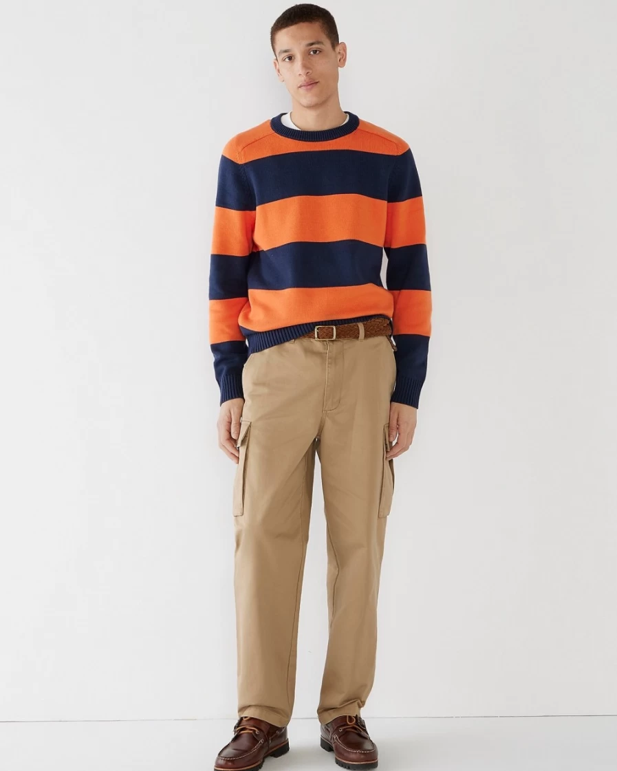 J.Crew Men's Dusty Khaki Limited-Edition Relaxed-Fit Cargo Pants
