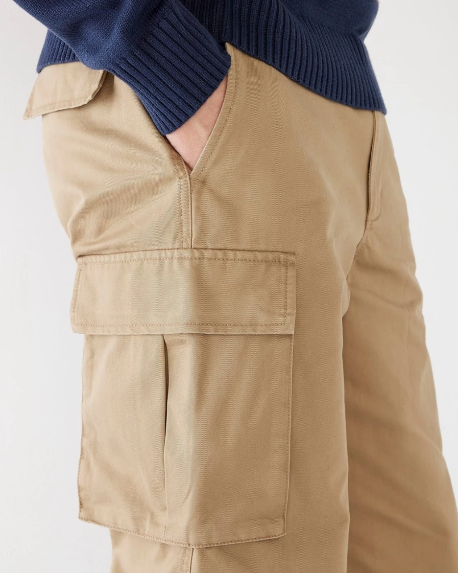 J.Crew Men's Dusty Khaki Limited-Edition Relaxed-Fit Cargo Pants