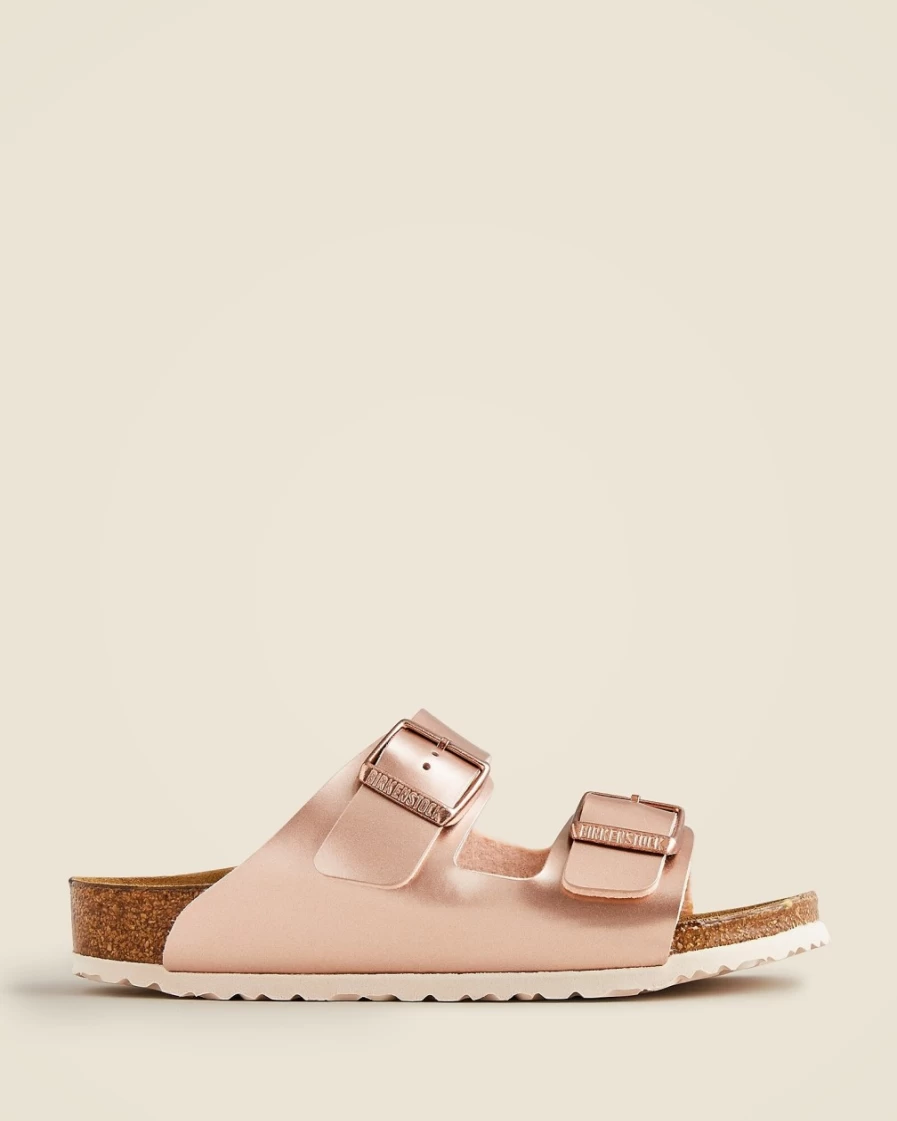 J.Crew Girls' Birkenstock® Arizona Sandals in Electric Metallic Copper