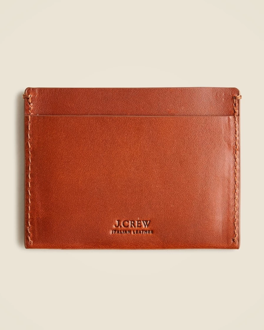 J.Crew Men's Auburn Double-Sided Leather Cardholder Wallet