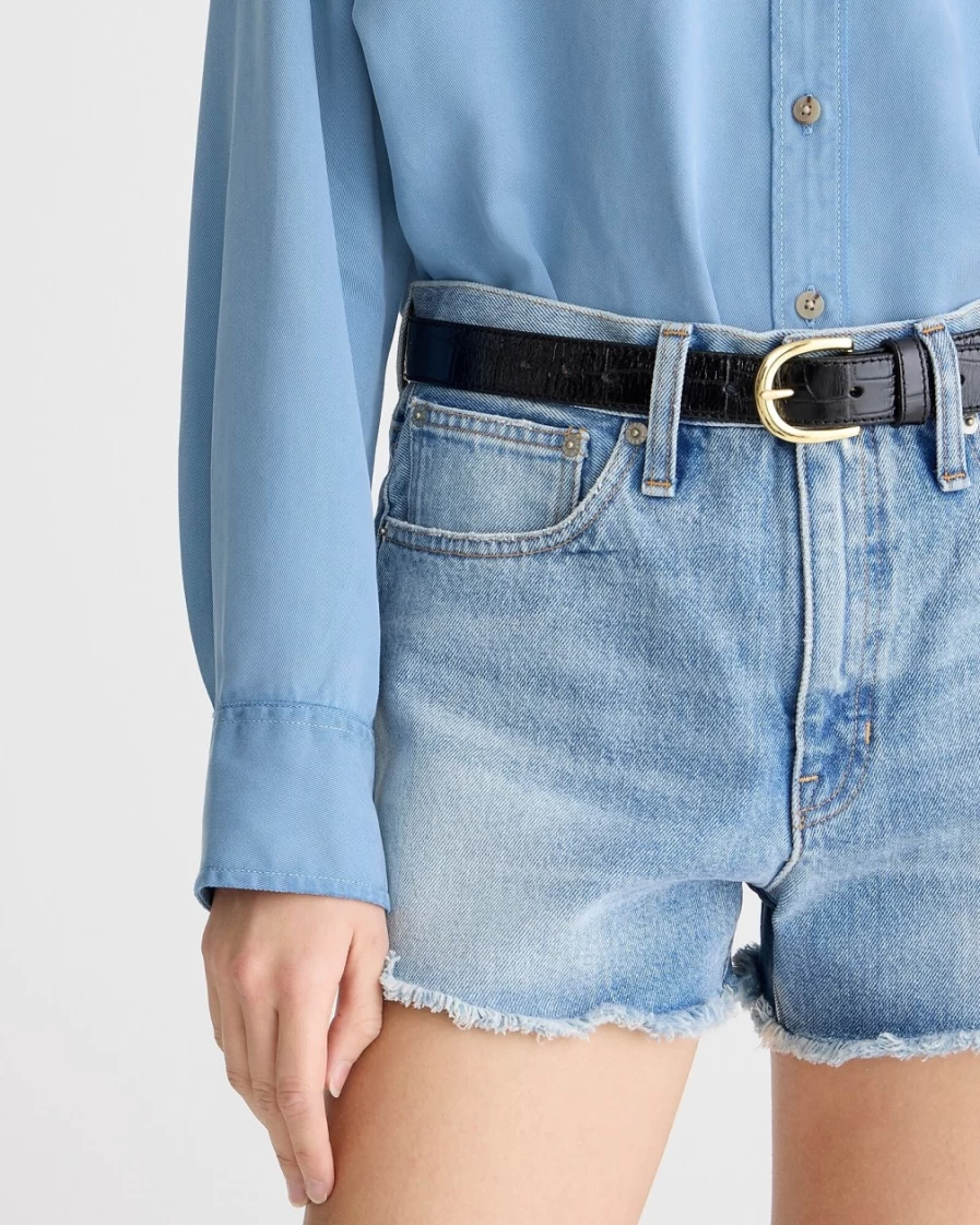 Women's Relaxed Denim Shorts in Chestnut Wash by J.Crew