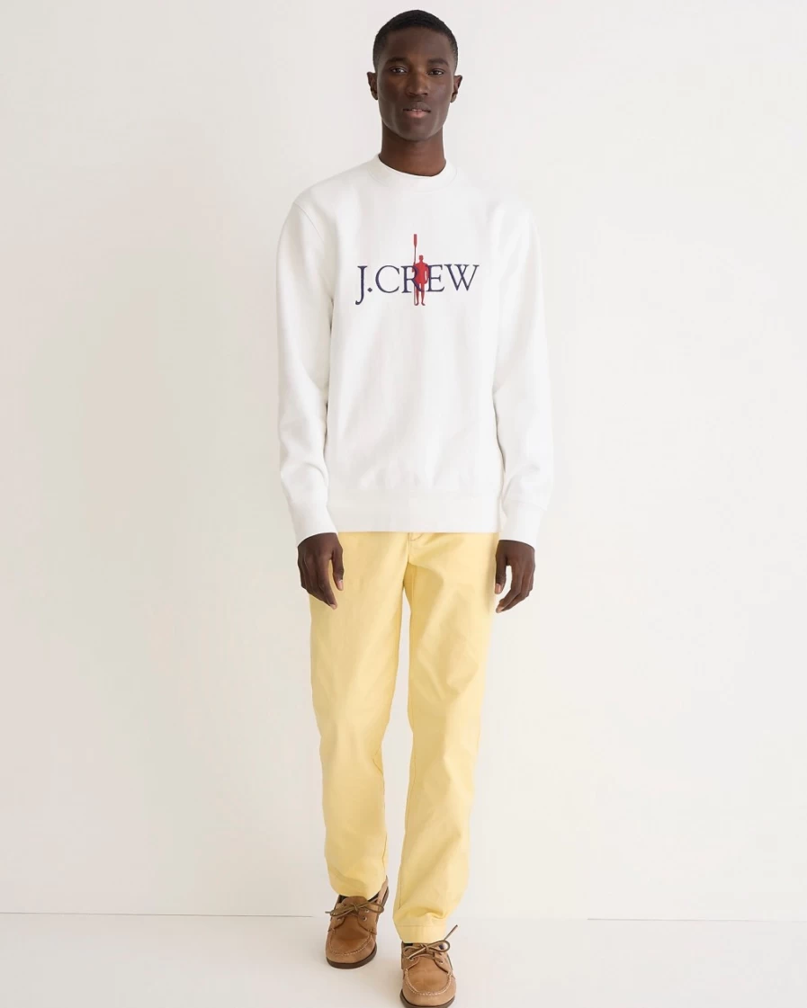 J.Crew Men's Classic Straight-Fit Chino Pants in Pale Banana - Comfortable & Stylish Casual Trousers