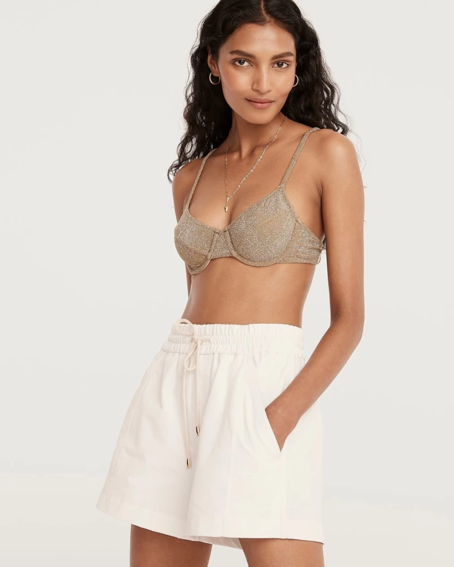 J.Crew Women's White Paddle Shorts for Comfort & Style