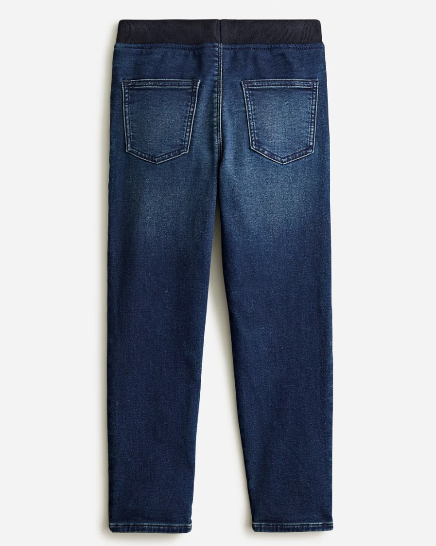 J.Crew Boys' Pull-On Runaround Jeans in Bryce Wash - Comfortable Stretch Denim for Active Kids
