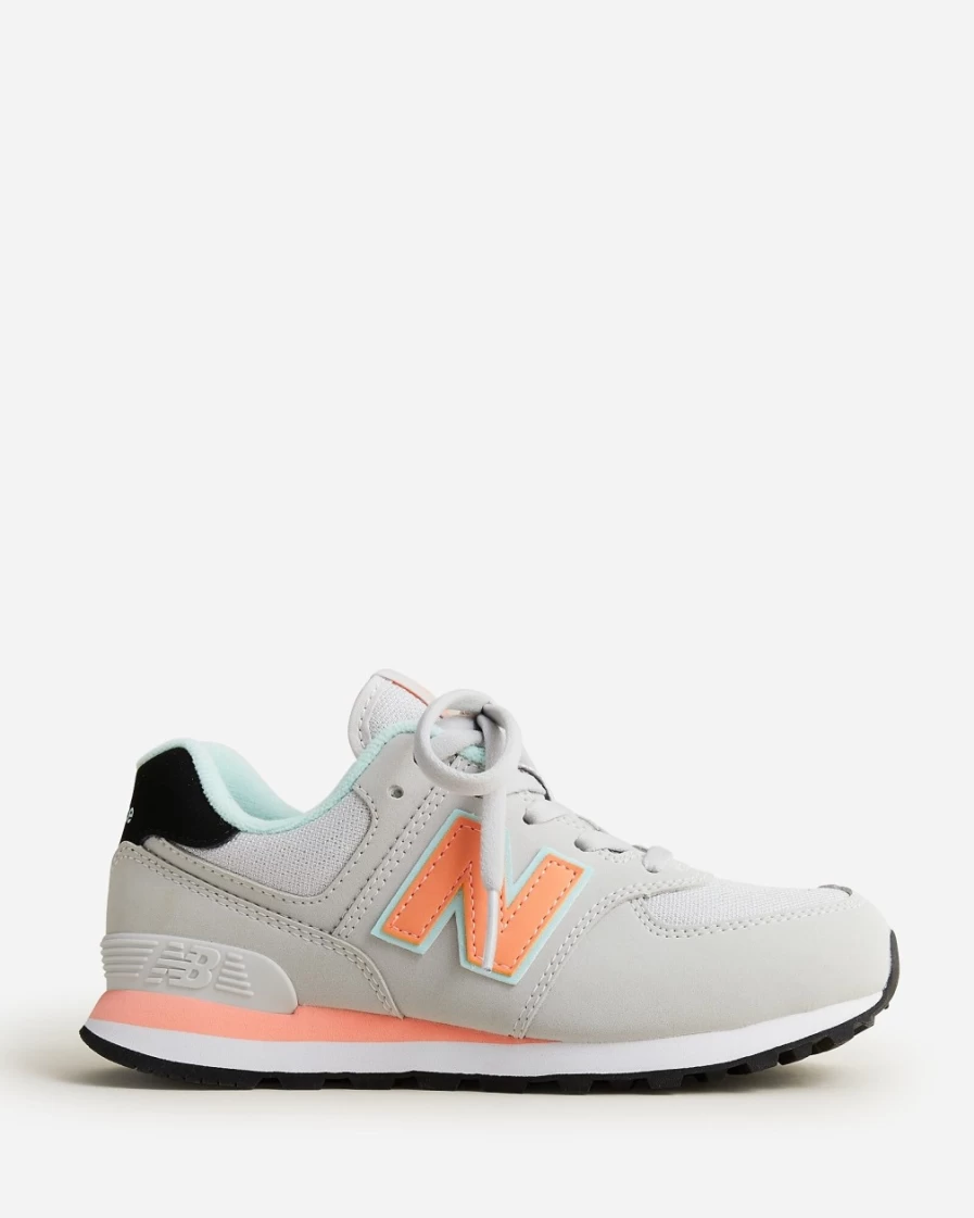 J.Crew Boys' New Balance 574 Sneakers in Summer Fog - Kids' Sizes