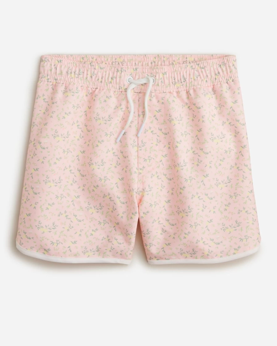 J.Crew Boys' Garden Floral Printed Swim Trunks – Minnow™ X Crewcuts Quick-Dry Shorts