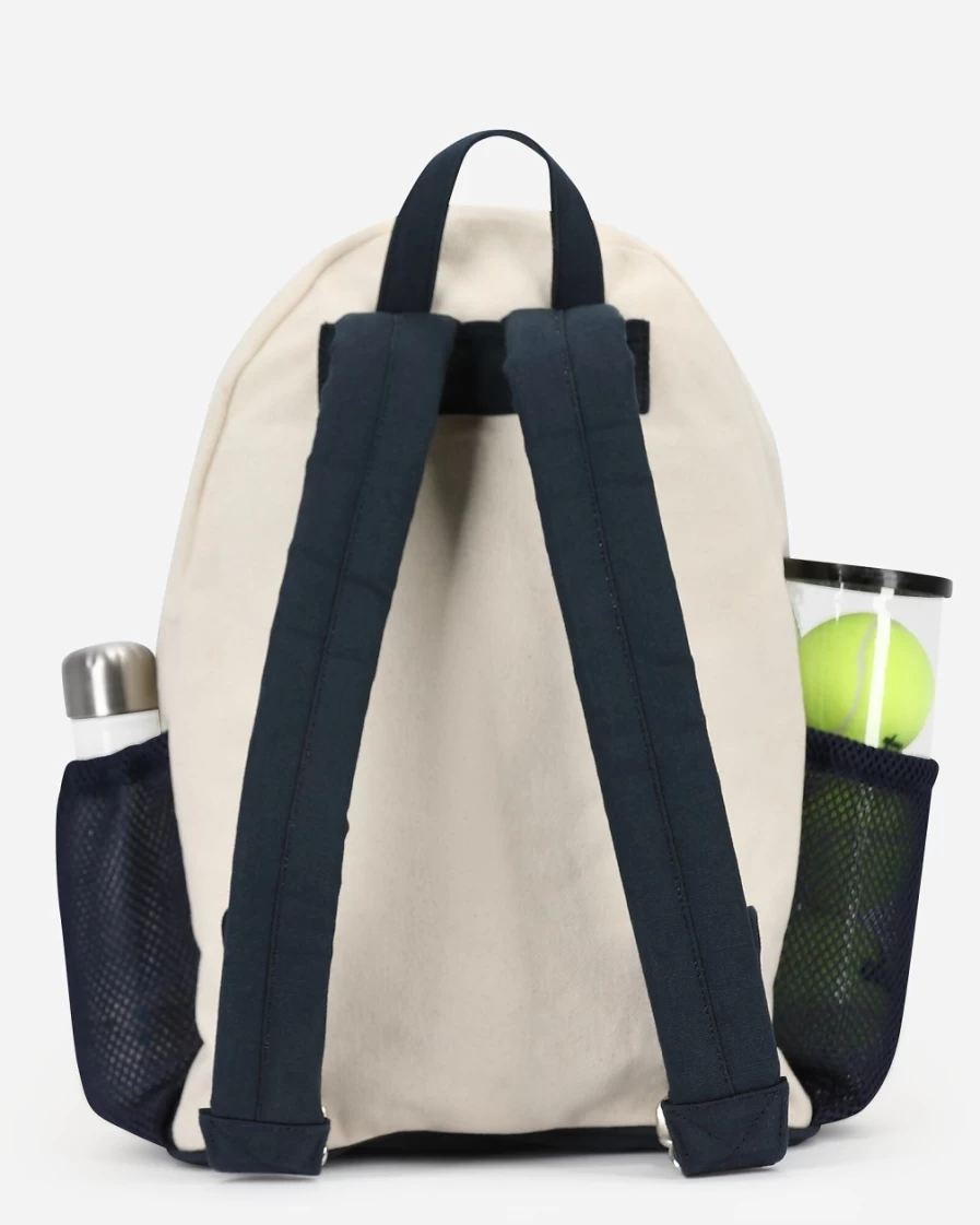J.Crew Girls' Natural Tennis Backpack | Ame & Lulu Camper Style School Bag