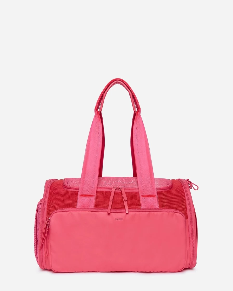 J.Crew Women's Hot Pink Caraa Pet Carrier for Dogs & Cats – Stylish Travel Bag