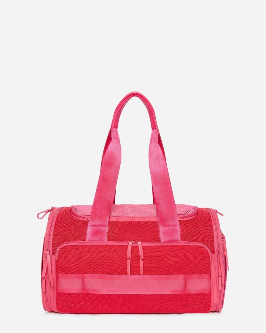 J.Crew Women's Hot Pink Caraa Pet Carrier for Dogs & Cats – Stylish Travel Bag