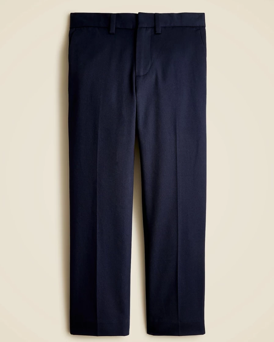 J.Crew Boys' Navy Italian Chino Ludlow Suit Pants