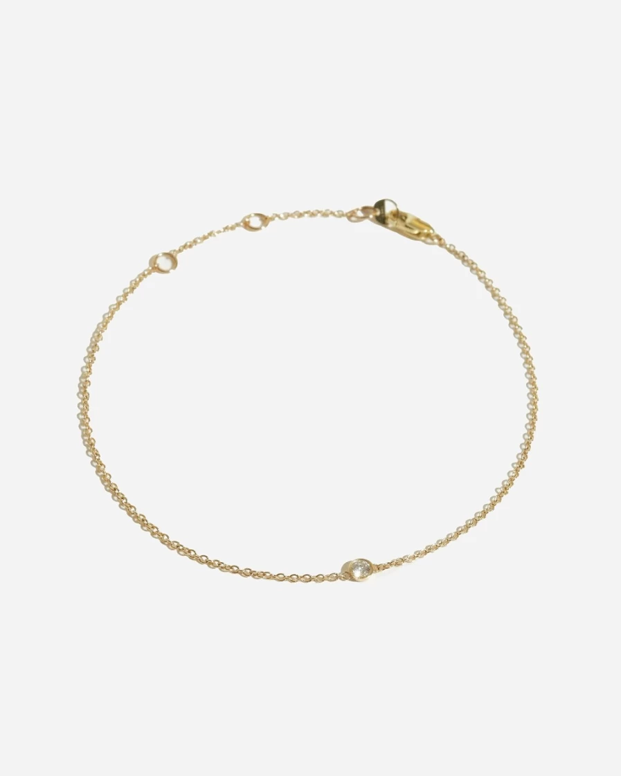 J.Crew Women's Gold Classic Diamond Bracelet | Bychari Inspired Elegance
