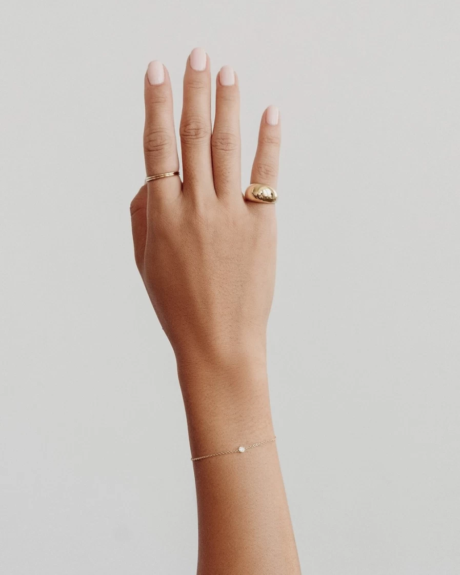 J.Crew Women's Gold Classic Diamond Bracelet | Bychari Inspired Elegance