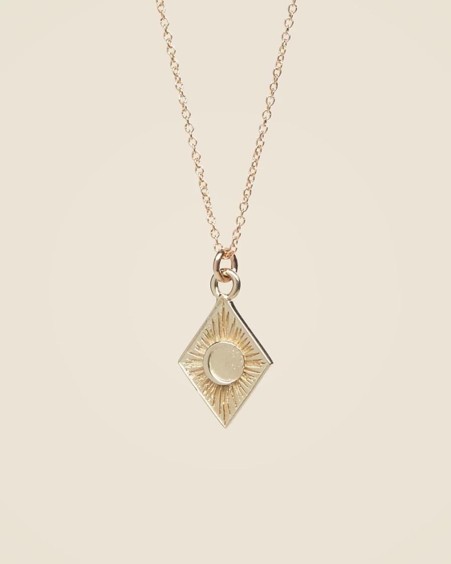 J.Crew Women's Gold Eclipse Pendant Necklace | Talon Jewelry Collection
