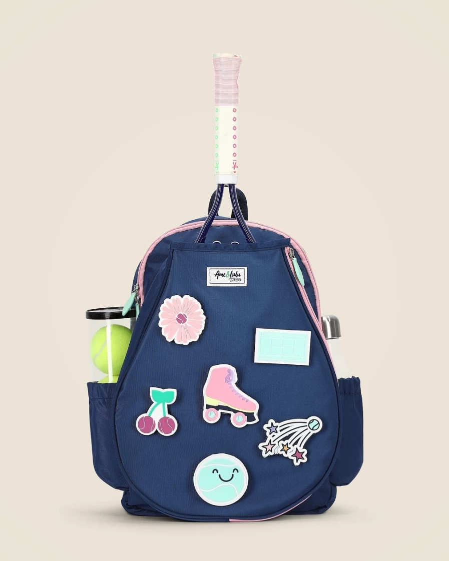 J.Crew Boys' Navy Little Patches Tennis Backpack