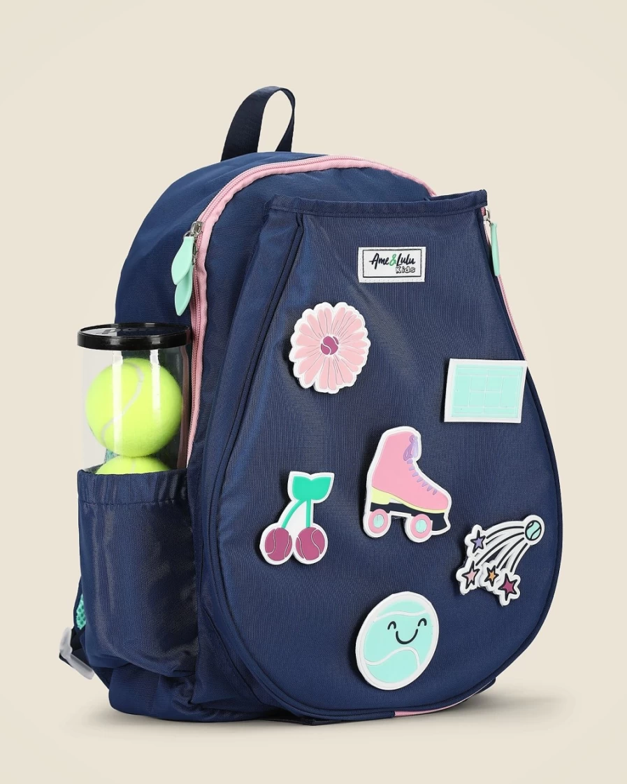 J.Crew Boys' Navy Little Patches Tennis Backpack