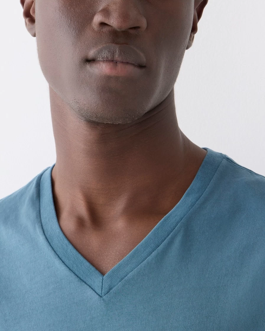 J.Crew Men's Amalfi Coast Broken-In V-Neck Short-Sleeve T-Shirt