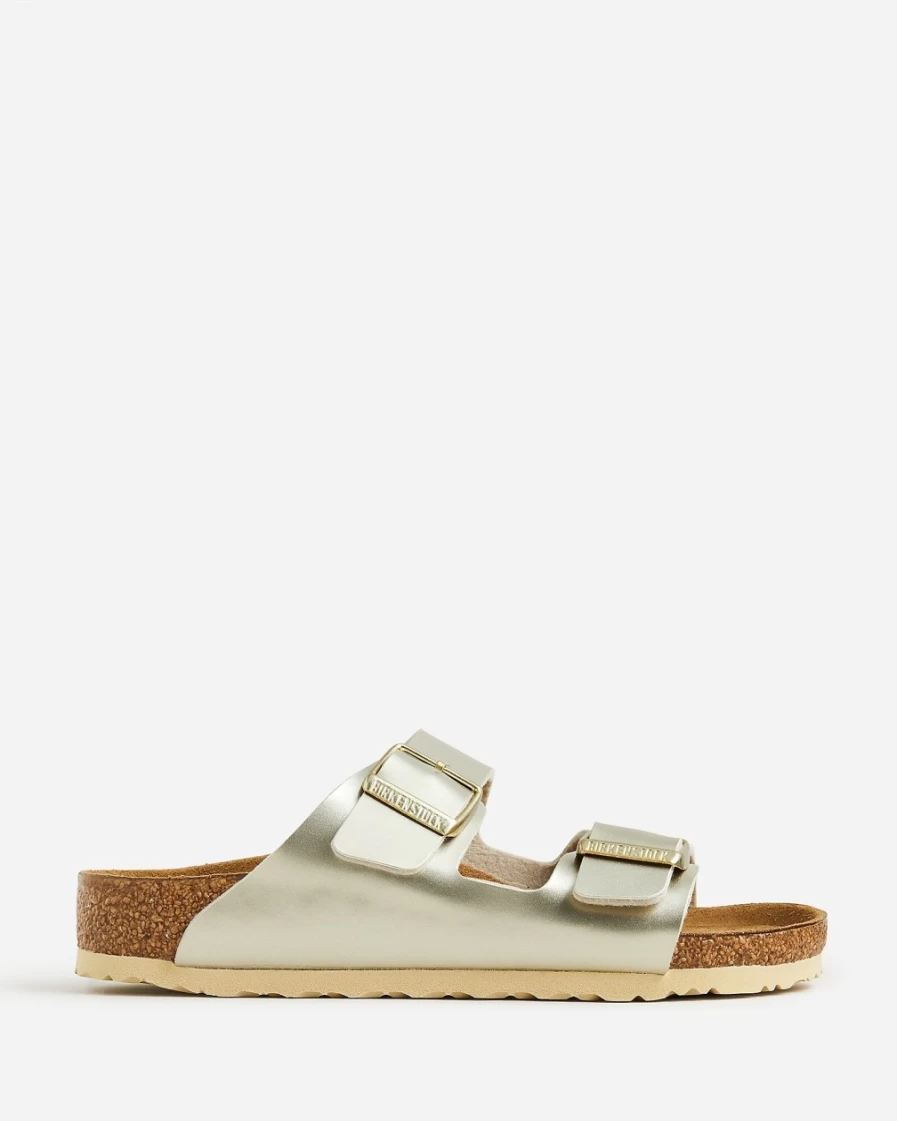 J.Crew Girls' Birkenstock® Arizona Sandals in Electric Metallic Gold