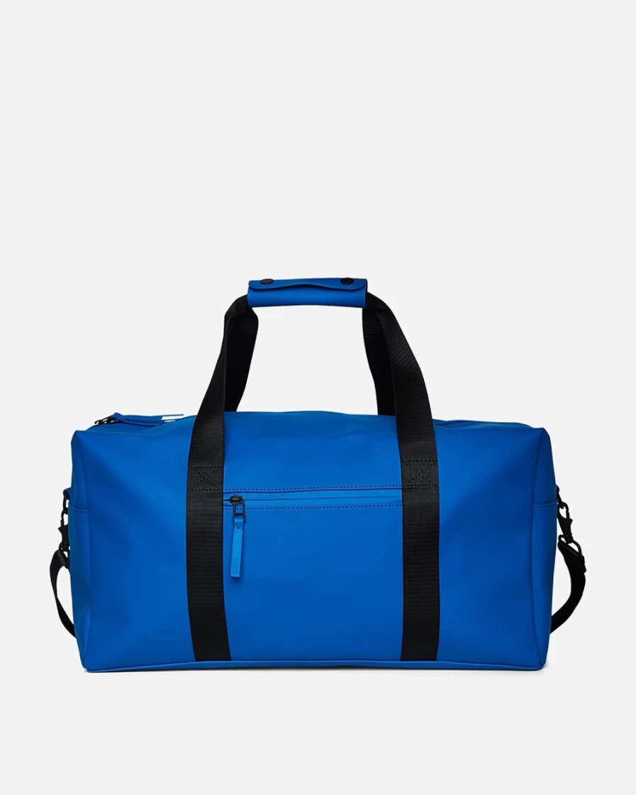 J.Crew Men's Blue Gym Bag by Rains® – Water-Resistant Durable Backpack for Workouts & Travel
