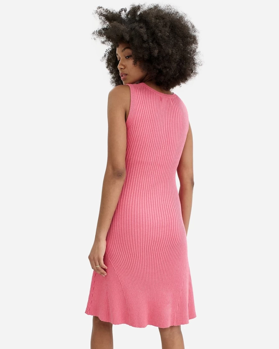 J.Crew Women's Pink Alexis Ribbed-Knit Maternity Dress | Hatch®