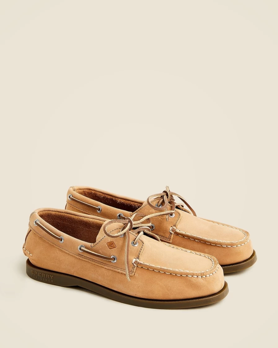 J.Crew Boys' Sahara Boat Shoes – Sperry® Authentic Original Two-Eye Design