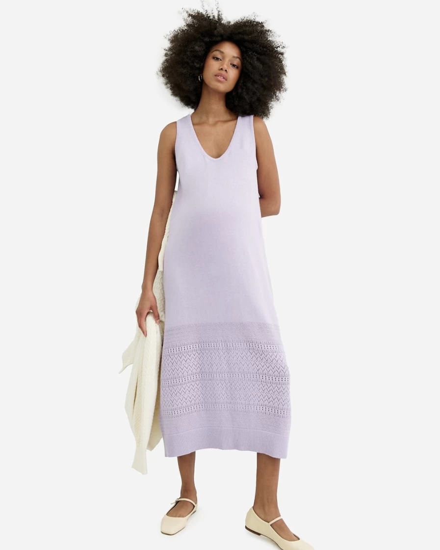 J.Crew Women's Lilac Marley Knit Maternity Dress - Hatch® Collection