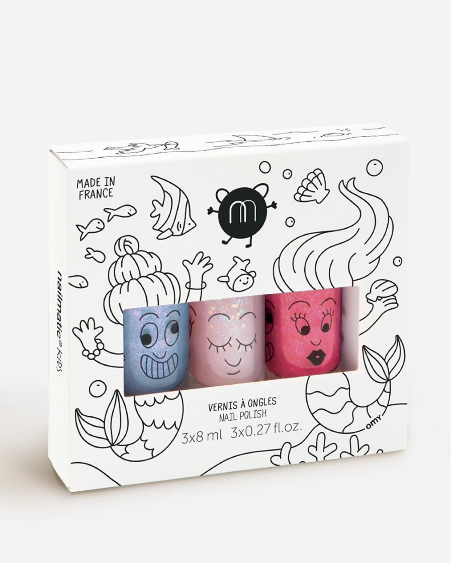 J.Crew Mermaid Nail Polish Set for Girls - Multi-Color Fantasy Nailmatic® Collection