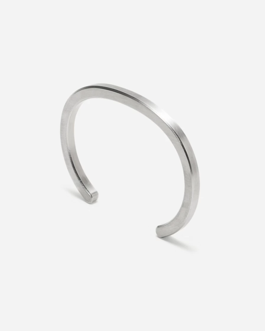 J.Crew Men's Silver Craighill Radial Cuff Bracelet