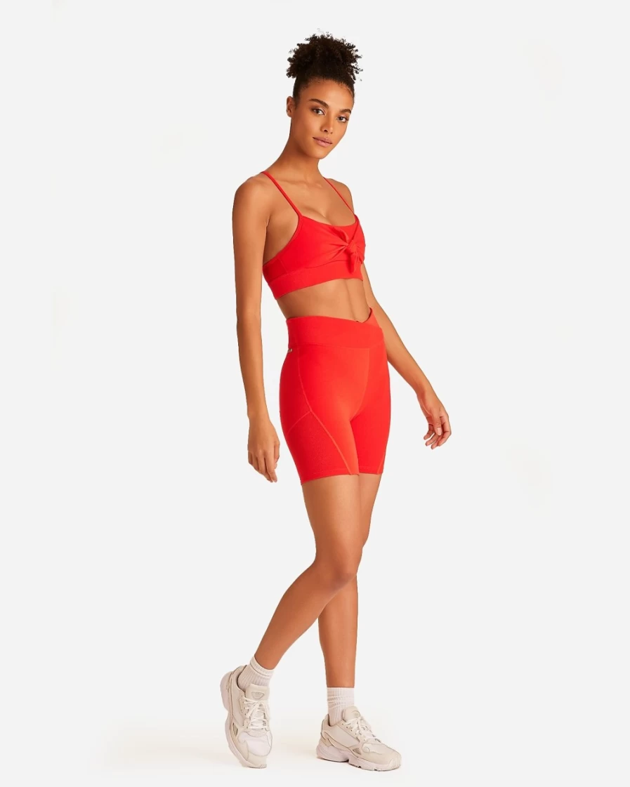 J.Crew Women's Red Alala® Tied-Bow Bra with Bow Detail