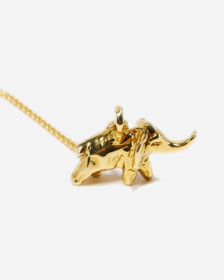 J.Crew Women's Gold Elephant Pendant Necklace - Odette New York® Inspired Design