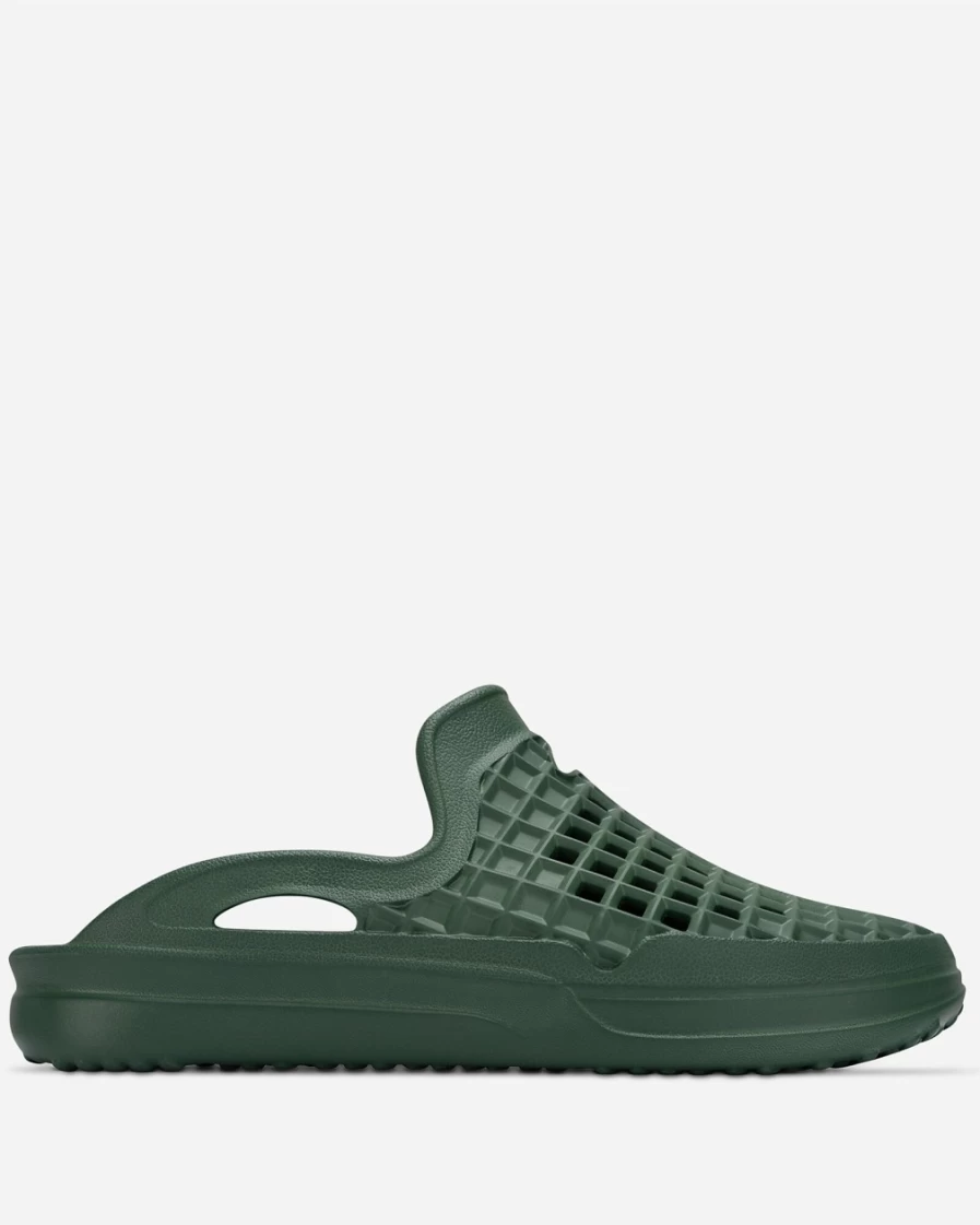 J.Crew Boys' Dark Green Lusso Cloud™ Scenario Slides – Comfortable Kids' Sandals