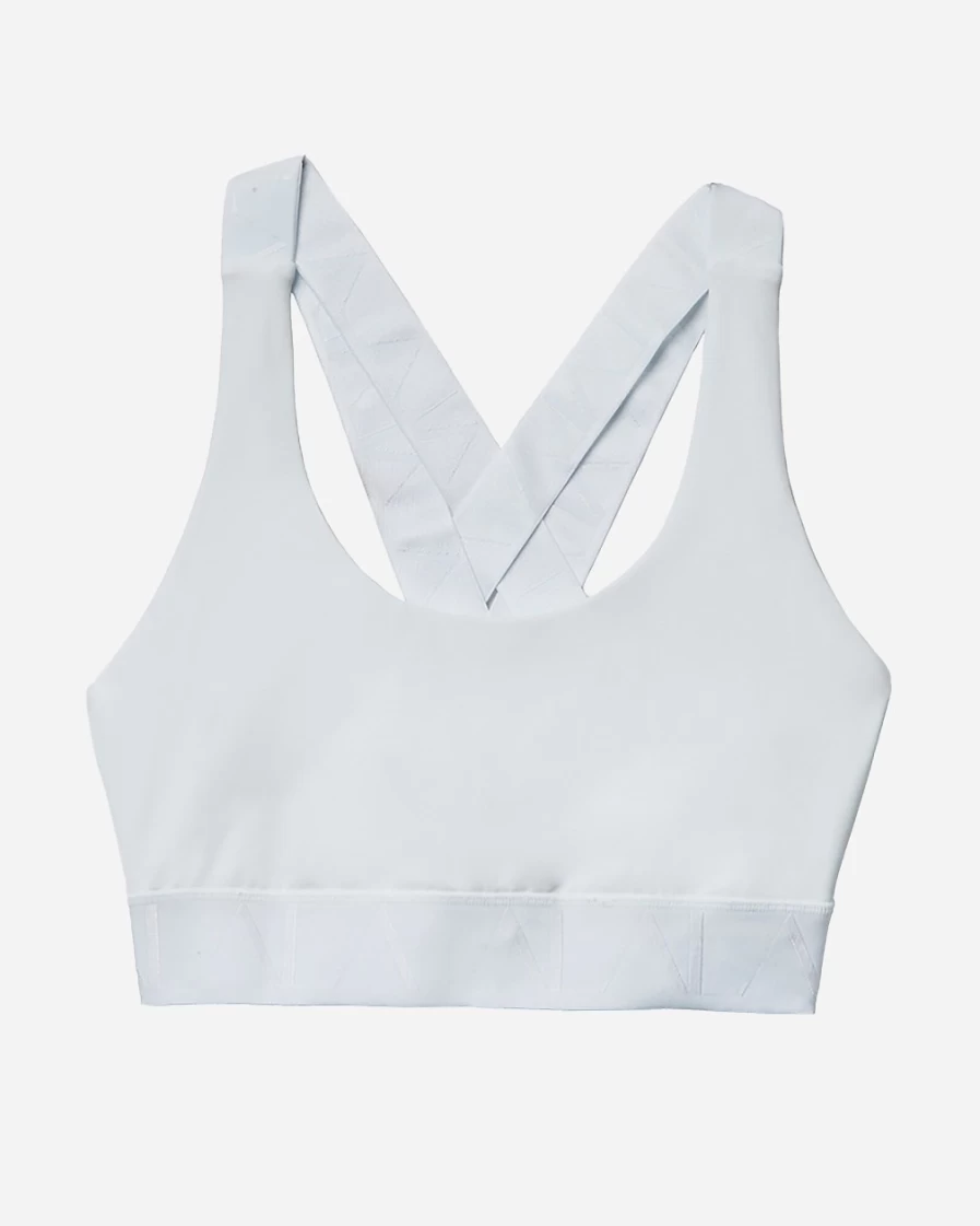 J.Crew Women's White Alala Colorblock Eclipse Bra - Sporty & Stylish Workout Top