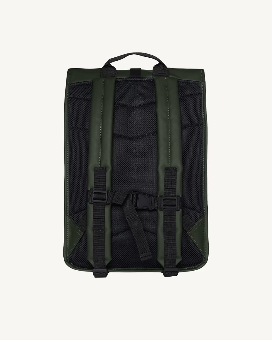 J.Crew Men's Green Rains Roll-Top Rucksack Backpack