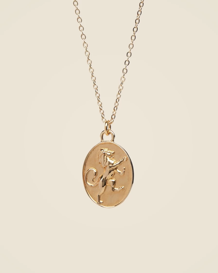 J.Crew Women's Leo Zodiac Pendant Necklace - Talon Jewelry Collection