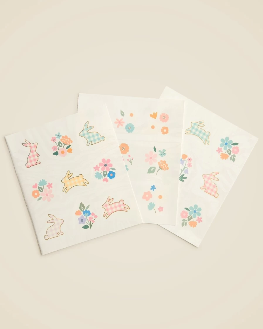 J.Crew Meri Meri Egg-Decorating Tattoos for Girls - Multi-Color Easter Egg Decor Kit