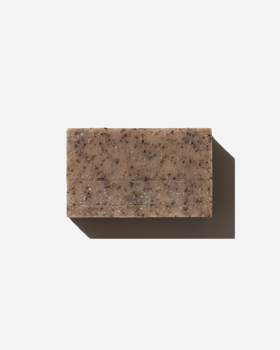 J.Crew Brown Morning Glory Exfoliating Coffee Scrub Bar Soap with Natural Ingredients