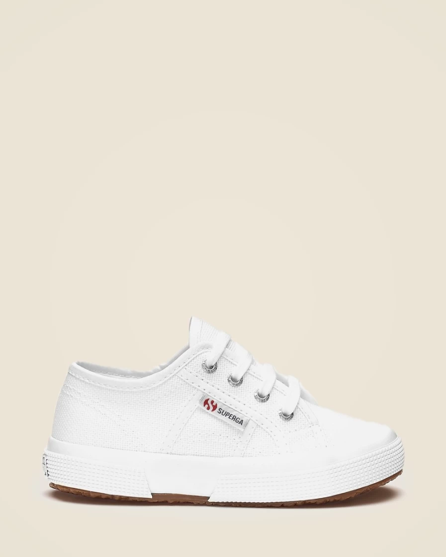 J.Crew Girls' White 2750 Cot Sneakers by Superga® | Classic Kids' Shoes