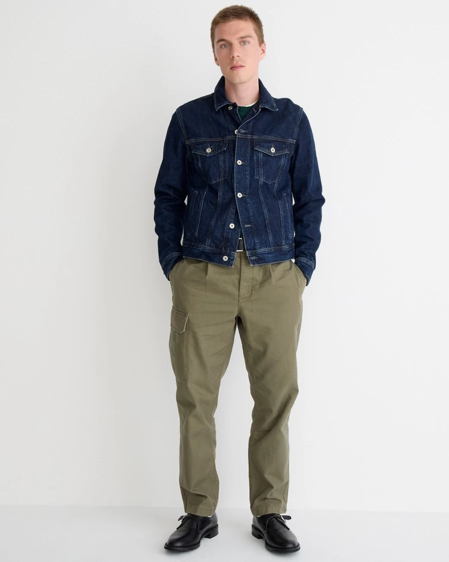 Men's J.Crew Copper Washed Rigid Denim Jacket for Men