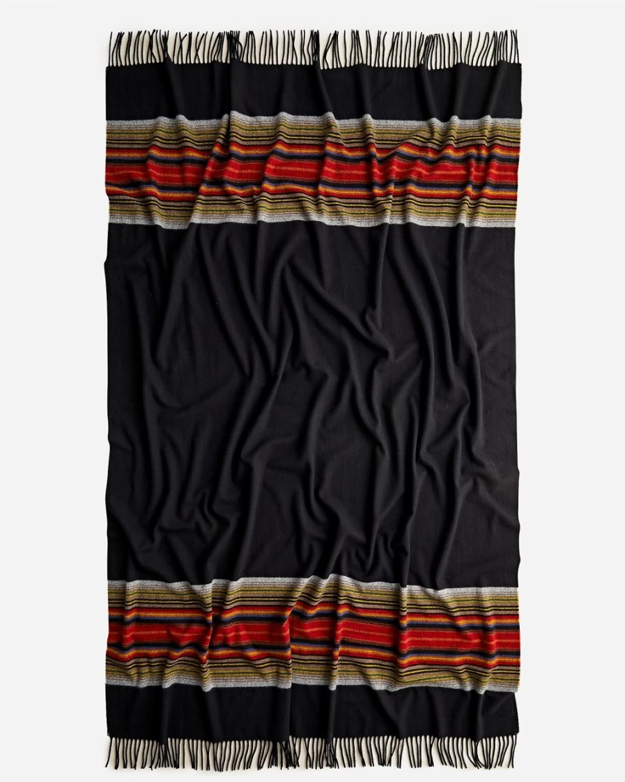 J.Crew Men's Arcadia Merino Wool Throw Blanket - Pendleton® Acadia National Park Design