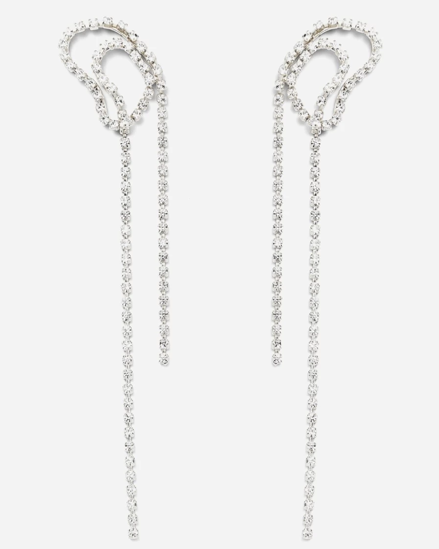 J.Crew Silver Lady Grey Swirl Earrings for Women
