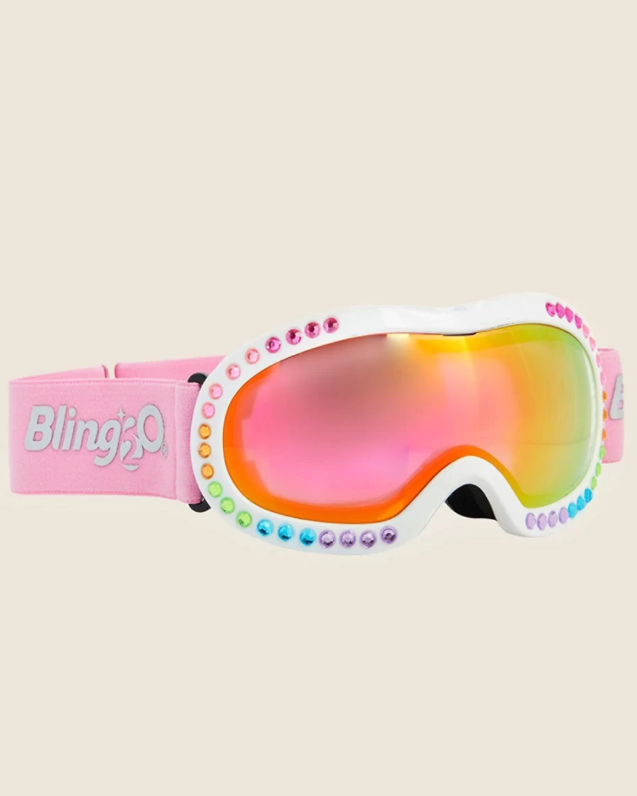 J.Crew Girls' Pink Multi Bling2O® Rhinestone Ski Mask