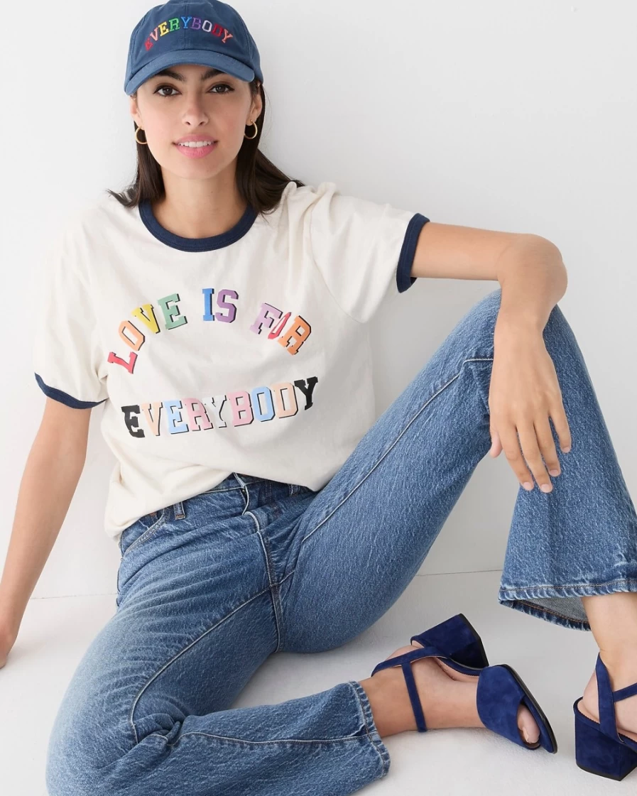 J.Crew Women's Evening Sky Baseball Cap - Love Is For Everybody Unisex Hat