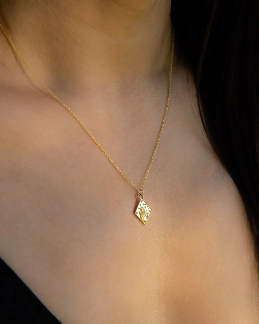 J.Crew Women's Gold Guiding Stars Pendant Necklace - Talon Jewelry Collection