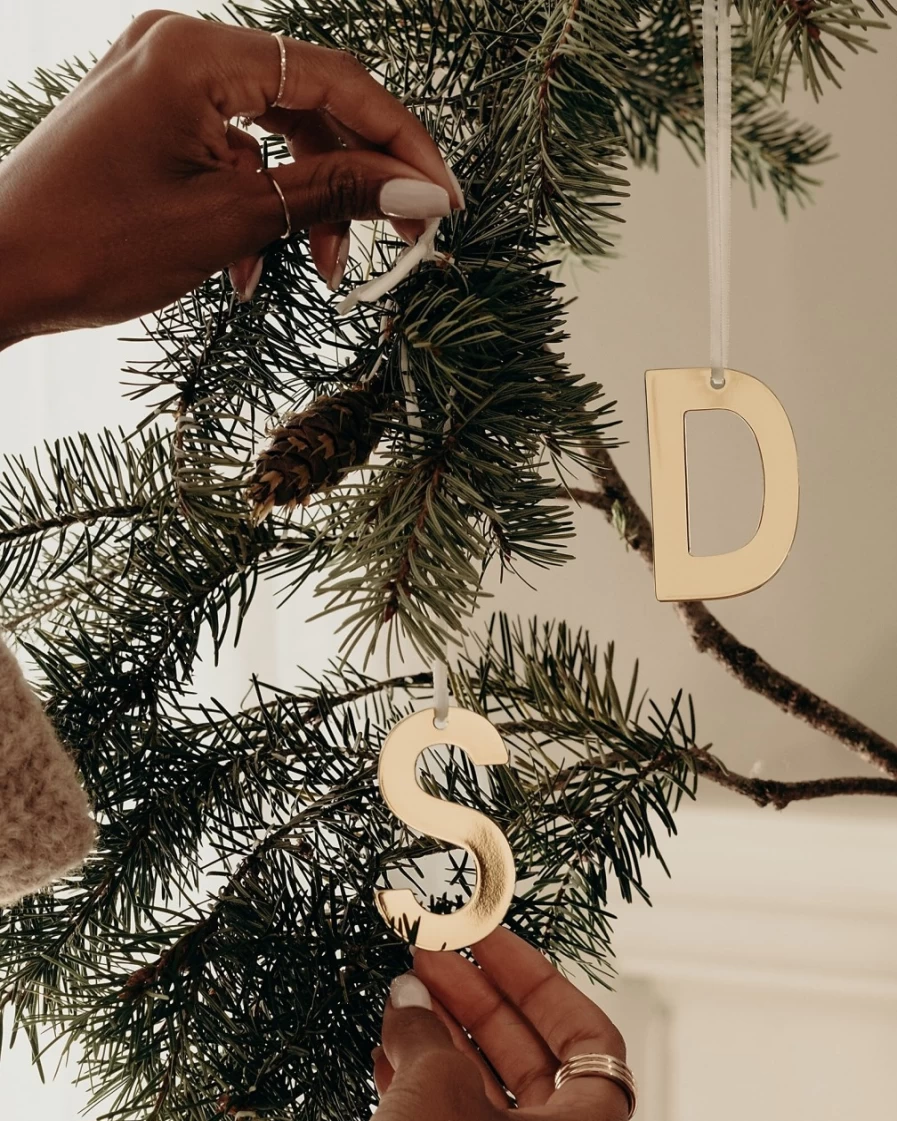 J.Crew Letter S Initial Ornament - Bychari Inspired Personalized Jewelry