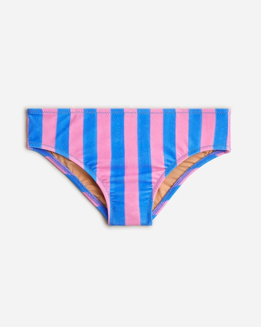 J.Crew Girls' Blue & Pink Striped Swim Bottom | Sz Blockprints™ X Crewcuts