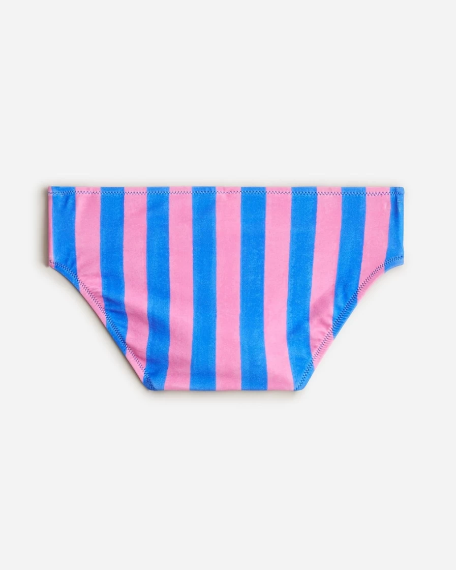 J.Crew Girls' Blue & Pink Striped Swim Bottom | Sz Blockprints™ X Crewcuts