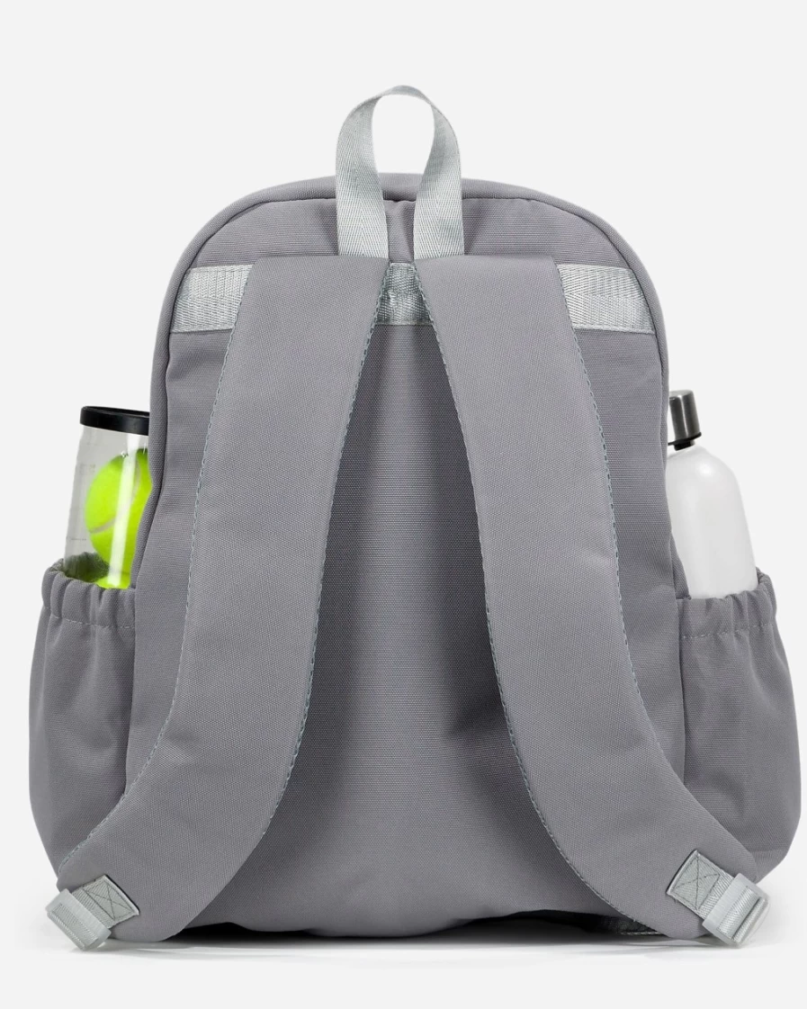 J.Crew Women's Grey Game Time Tennis Backpack by Ame & Lulu