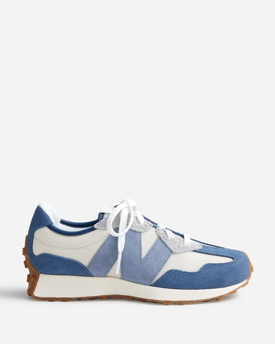J.Crew Boys' Indigo & Calm Taupe New Balance® 327 Sneakers